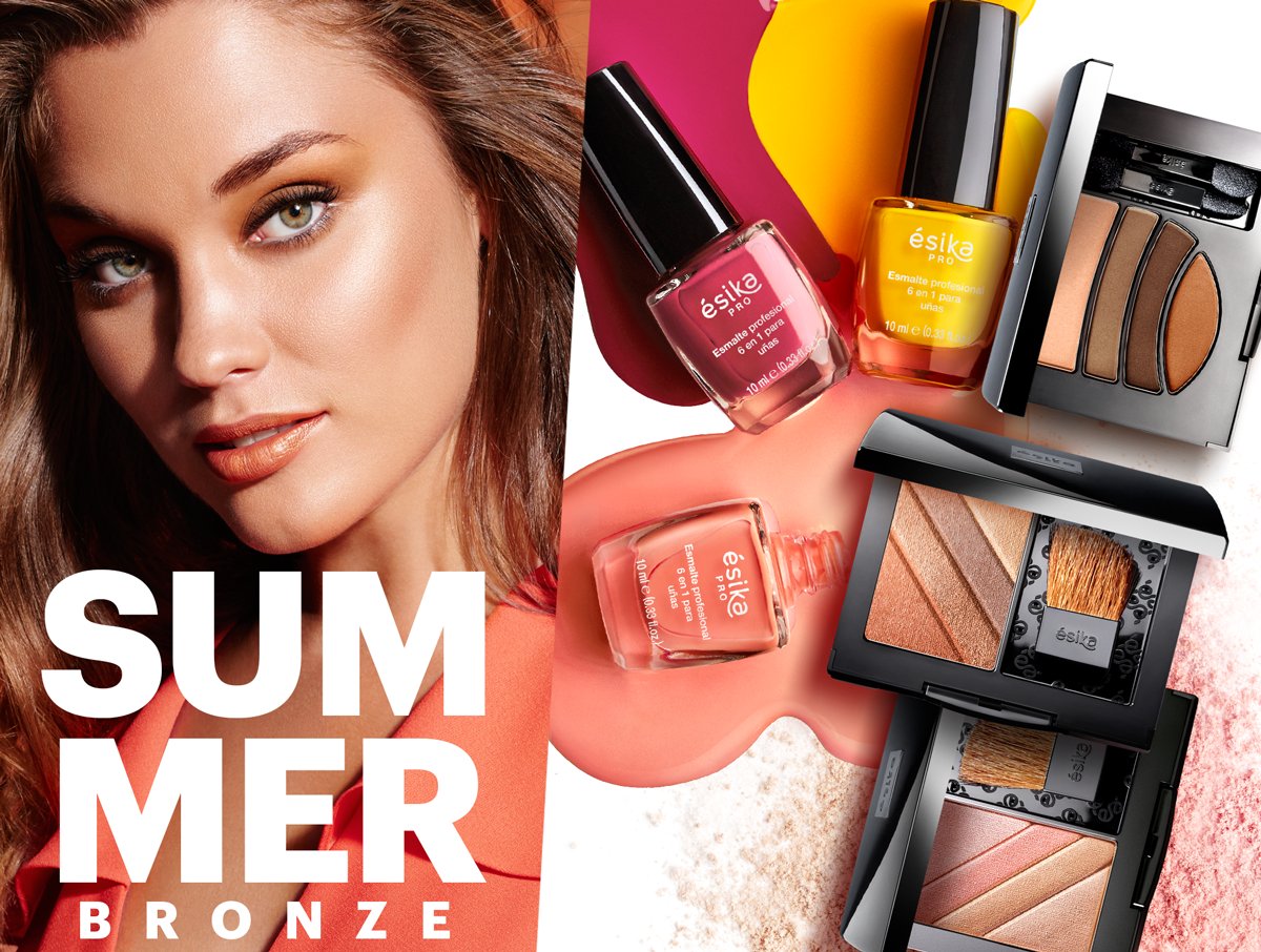 #Tendencia ¡Lleva el look de temporada Summer Bronze! Los tonos bronces, nudes y corales resaltarán sobre tu piel luminosa y bronceada 🔝
Conoce más aquí ➡️ goo.gl/H2tfoq