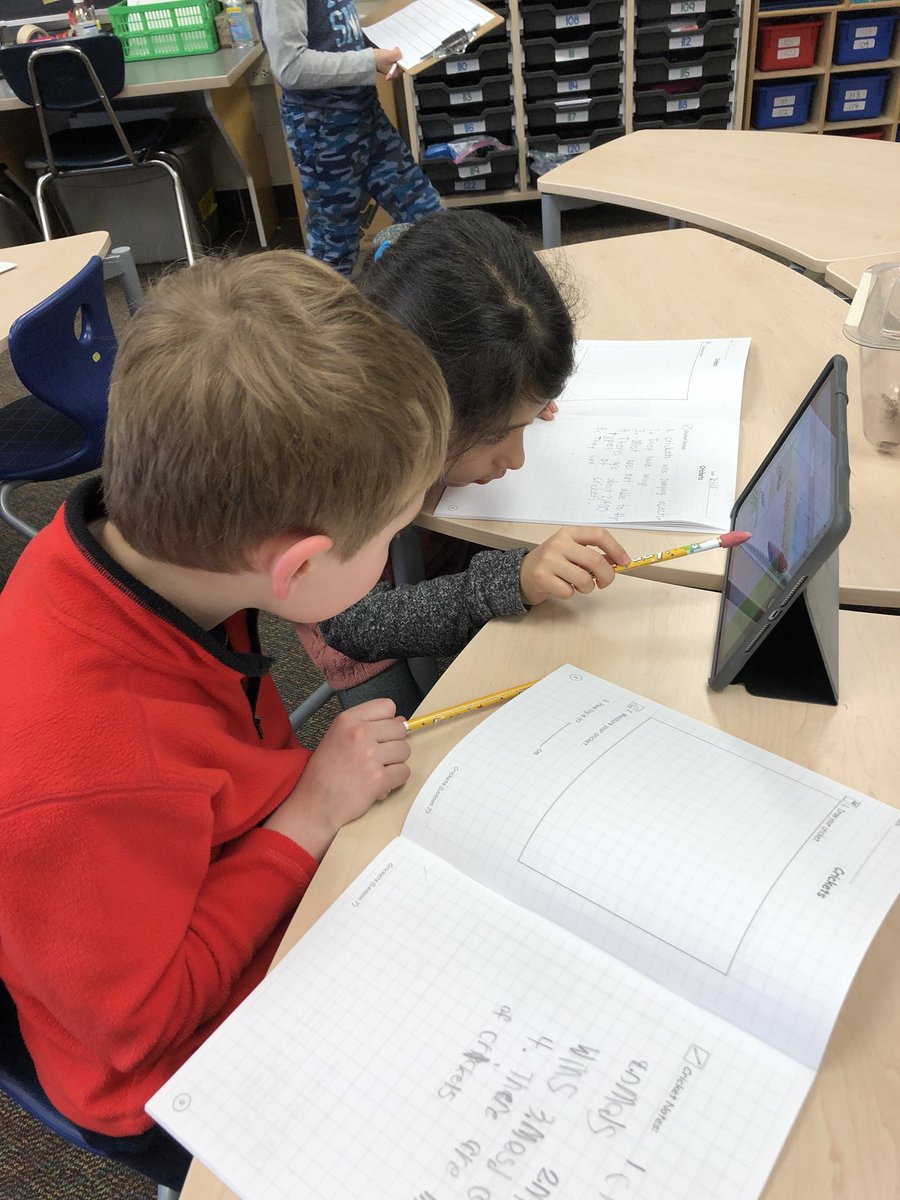salmj1st's tweet photo. Scientists at work! Studying cricket anatomy, researching facts about crickets, and finding (pictures of) insects around the room. @a2Thurston @HeronFirsties https://t.co/0xbI8TNSGa