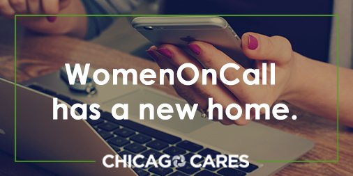 Don't miss out! Follow <a href="/ChicagoCares/">BK</a> for all the latest on WomenOnCall's new home.