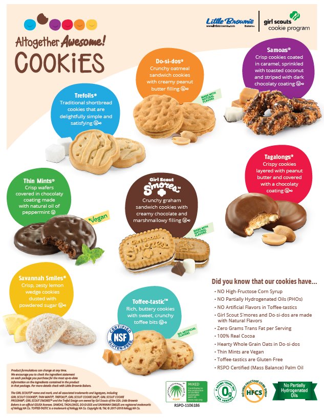 Cookies for sale!! digitalcookie.girlscouts.org/scout/vivian97… If you live in Athens or Columbus, we will deliver to you so just use the link or this photo to make your selections and then message me the order.