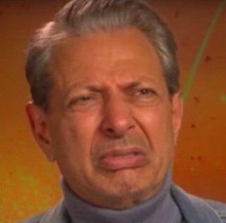 KateeBee's tweet photo. 100% using company resources to laminate this picture of Jeff Goldblum and post it outside my cubicle. https://t.co/BdjxQwsKeg