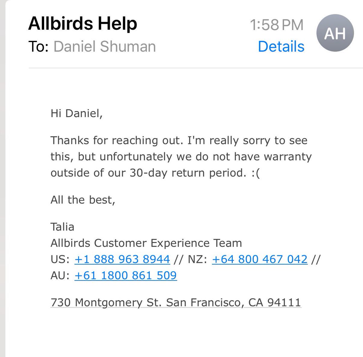 allbirds discount