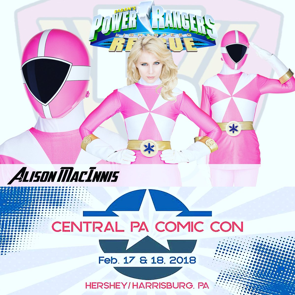 See you soon, Pennsylvania! #powerrangers #lightspeedrescue #pinkranger #pennsylvania #harrisburg #comiccon