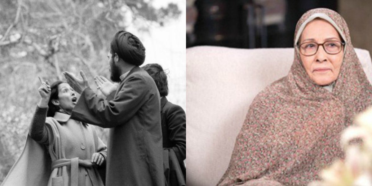 ArminNavabi's tweet photo. Iranian actress - Shideh Rahmani - protesting forced #hijab in 1979 shortly after the Islamic revolution in #Iran and 36 years later being forced to wear hijab.
#دختران_خیابان_انقلاب #WorldHijabDay #NoHijabDay https://t.co/Gs09W8DhEg