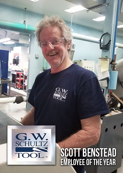 CGInserts's tweet photo. Happy to announce that Scott Benstead is our GW Schultz Tool Employee of the Year! Thank you for over 15 years of incredible service manufacturing high quality custom quality tools. #Congratulations #Employeeoftheyear #Manufacturing #CNC https://t.co/KZoLr0psYq