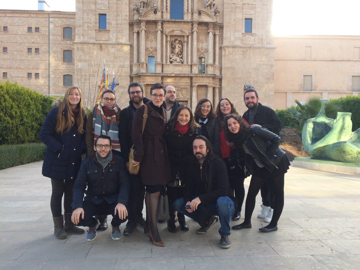 Visita con alumnos y compañeros a la Biblioteca Valenciana, en San Miguel de los Reyes