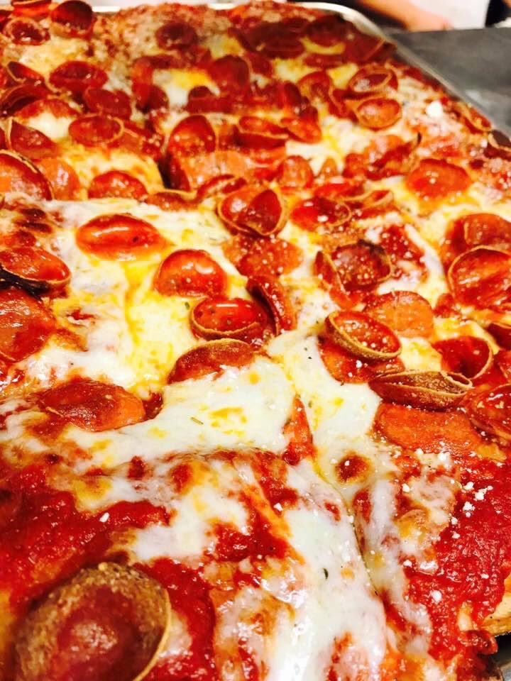 Big pizza for the Big Game! Join us @PizzaRockLV for Big Game Sunday! 😋🍕🍻🏈#BigGameSunday #GameDayFood #SuperBowl