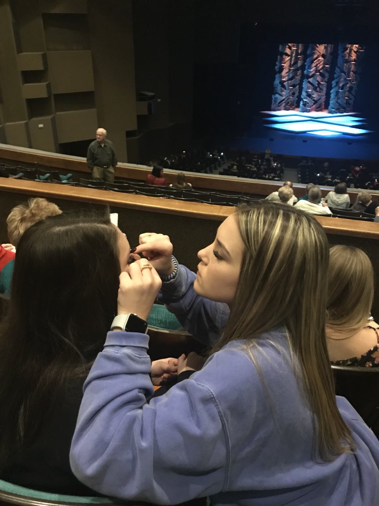 m_addington's tweet photo. At the musical prepping for the musical. @parishepiscopal @ParishArts https://t.co/J3UOEuPdM1