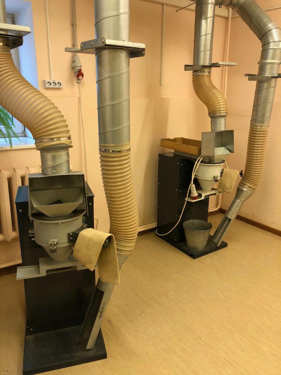 Emitech_IT's tweet image. Complete reconstruction of soil sample mills