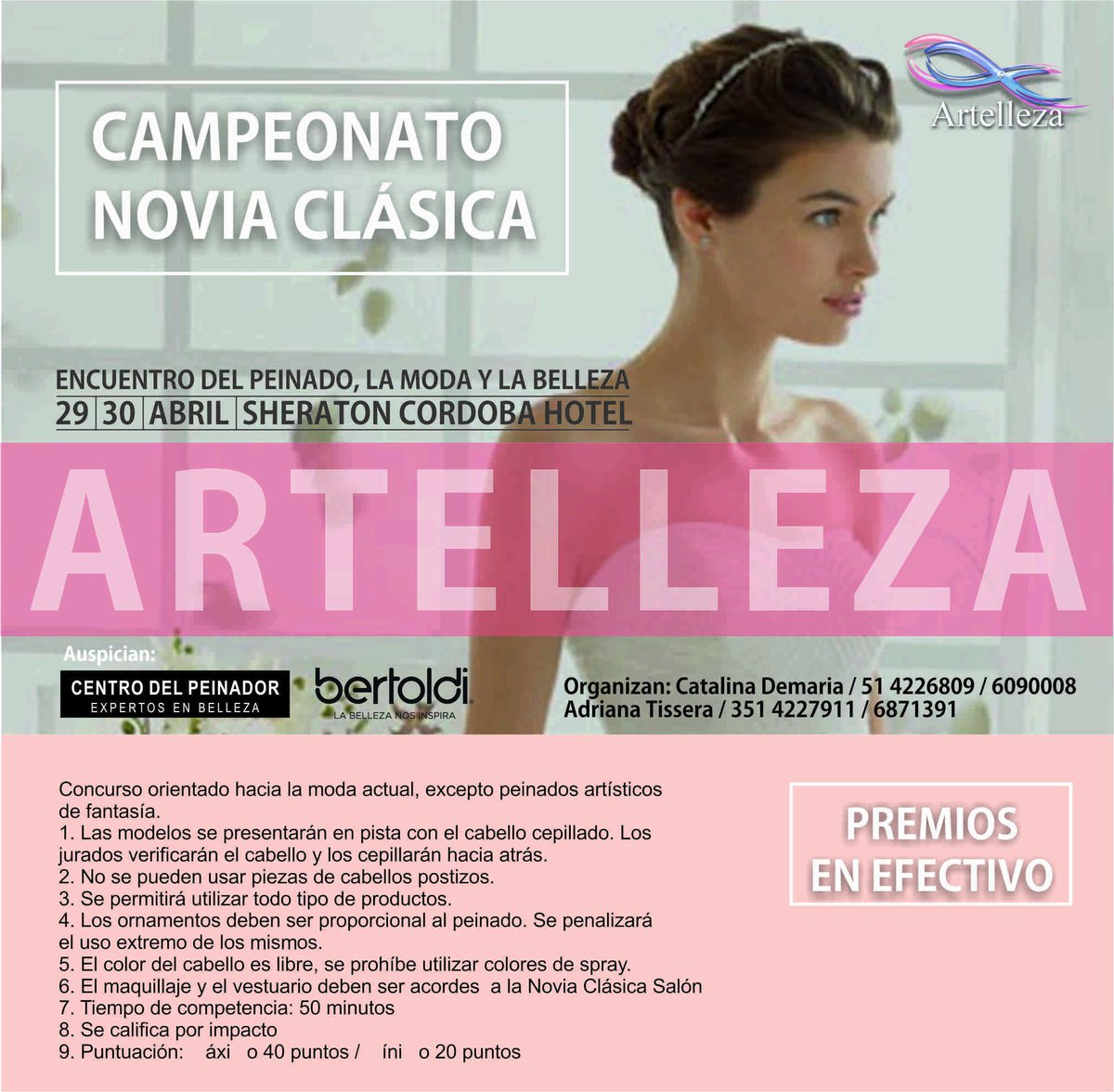 artelleza's tweet photo. INSCRIPCIONES PARA CAMPEONATO DE NOVIAS https://t.co/tCz0QkFkdB