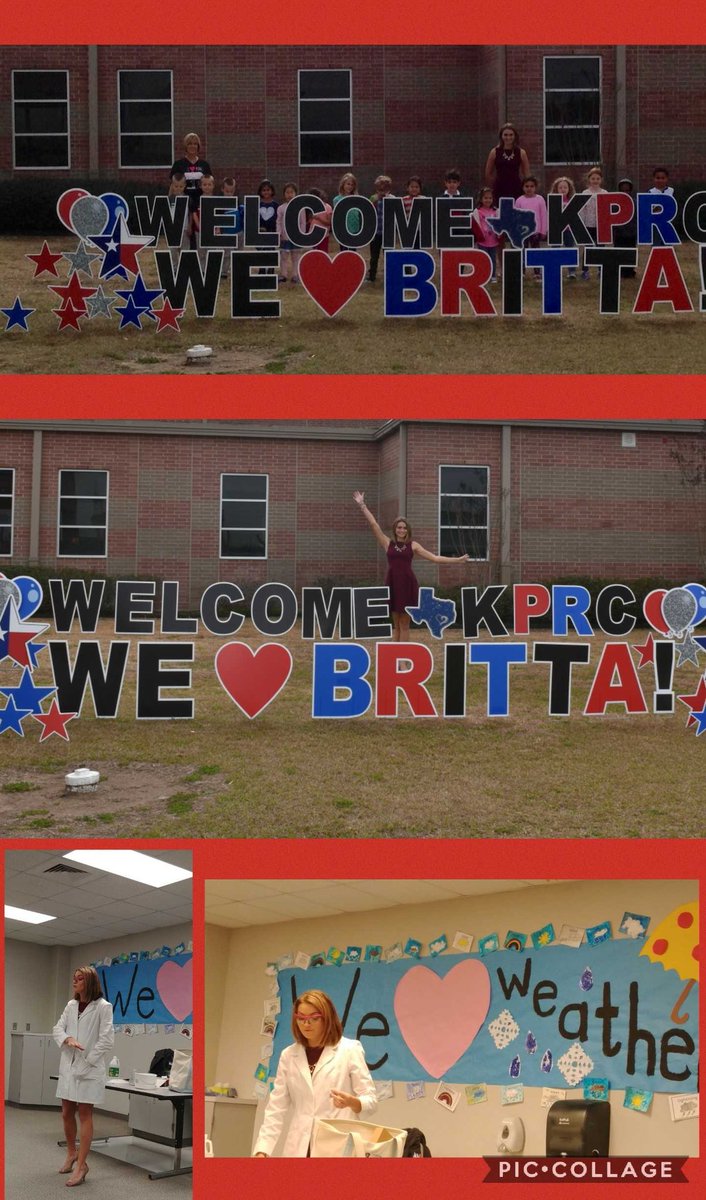 susan_slemp's tweet photo. Thank you Britta for inspiring our Kindergarteners to want to be scientist.  You were amazing!
#rrecampkinder #rrepride #welovebritta #weloveweather @KPRCBritta https://t.co/dM1zcaINV3