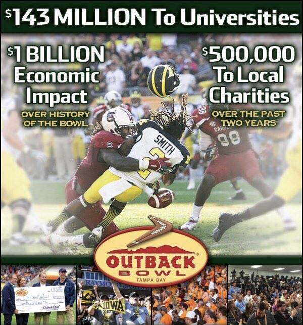 iLodger's tweet photo. Very proud to present the @CentreForWomen with a check for $5,000 on behalf of the Outback Bowl! @outbackbowl #Hope #Knowledge #Success #TampaBay #Entrepreneurs https://t.co/obq0ncloo2