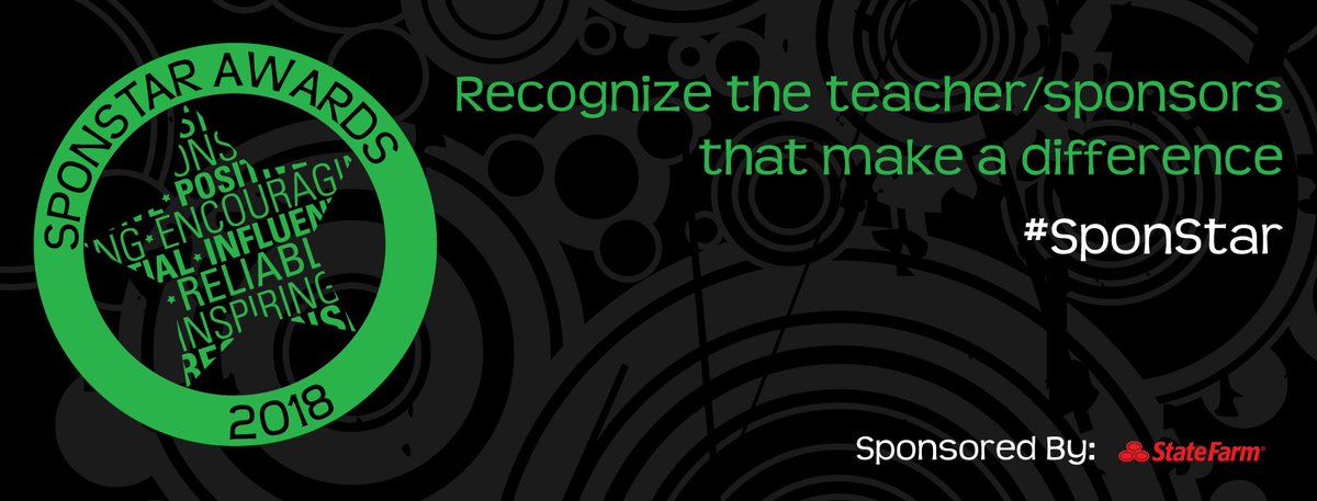 TeensDriverSeat's tweet image. Applications for SponStar nominations opened TODAY! Show your teacher/sponsor some love. #sponstar t-driver.com/sponstar/