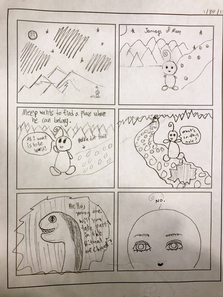 nyucomics's tweet photo. First #comicjam of the semester! #comic #comics #art #drawing #pencil #graphite #food #artistsontwitter https://t.co/Z6zoULtwFI