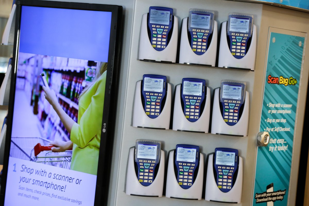 Grocery store scanner sound