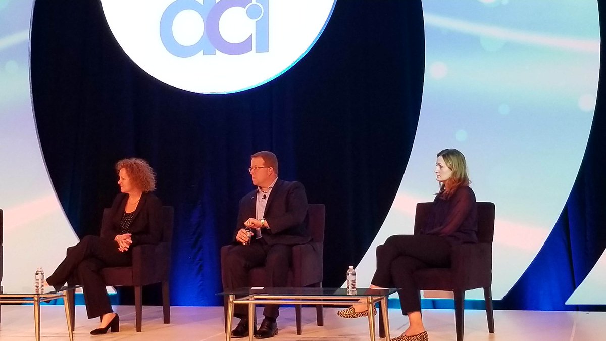 CleanInstitute's tweet photo. At #2018ACI Convention: ACI Board members @AmwayUS Audra Davies, @BASFCorporation Scott Thomson & @CloroxCo Linda Rendle discuss leadership approaches to creating inclusive business environments. https://t.co/4TH6pmQLkx