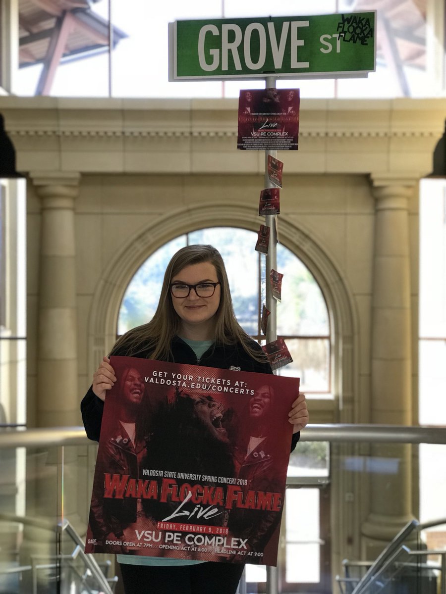 A huge congratulations to our 2nd Meet and Greet winner, <a href="/amillion_dollaz/">amelia 🌻💛</a> <a href="/alphasigsvsu/">Alpha Sigma Alpha</a> 🔥🔥 Every ticket purchased for the Waka Flocka concert enters you into winning! Could this be your lucky week? Link in bio for tickets! 👀😍