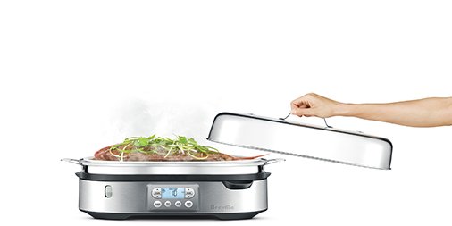 BrevilleUSA's tweet photo. Key features of the Steam Zone™ include precision temperature control, a large steaming surface, and dual cooking compartments. Even with delicate ingredients, you’ll get consistent results. https://t.co/9VKwAaeOyg
#homecook #steamer #SteamZone #Breville https://t.co/iwsiUUyGFV