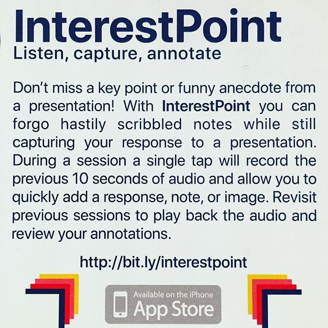 excitecenter's tweet image. Debuting our new #InterestPoint app for tonight’s #learninginnovation Conversation. ift.tt/2GvGaqX