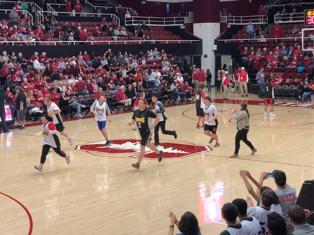 SONorCal's tweet photo. Our athletes had an opportunity to play during halftime of the @StanfordWBB game on Friday! 🏀 https://t.co/YVMDcXmfAL