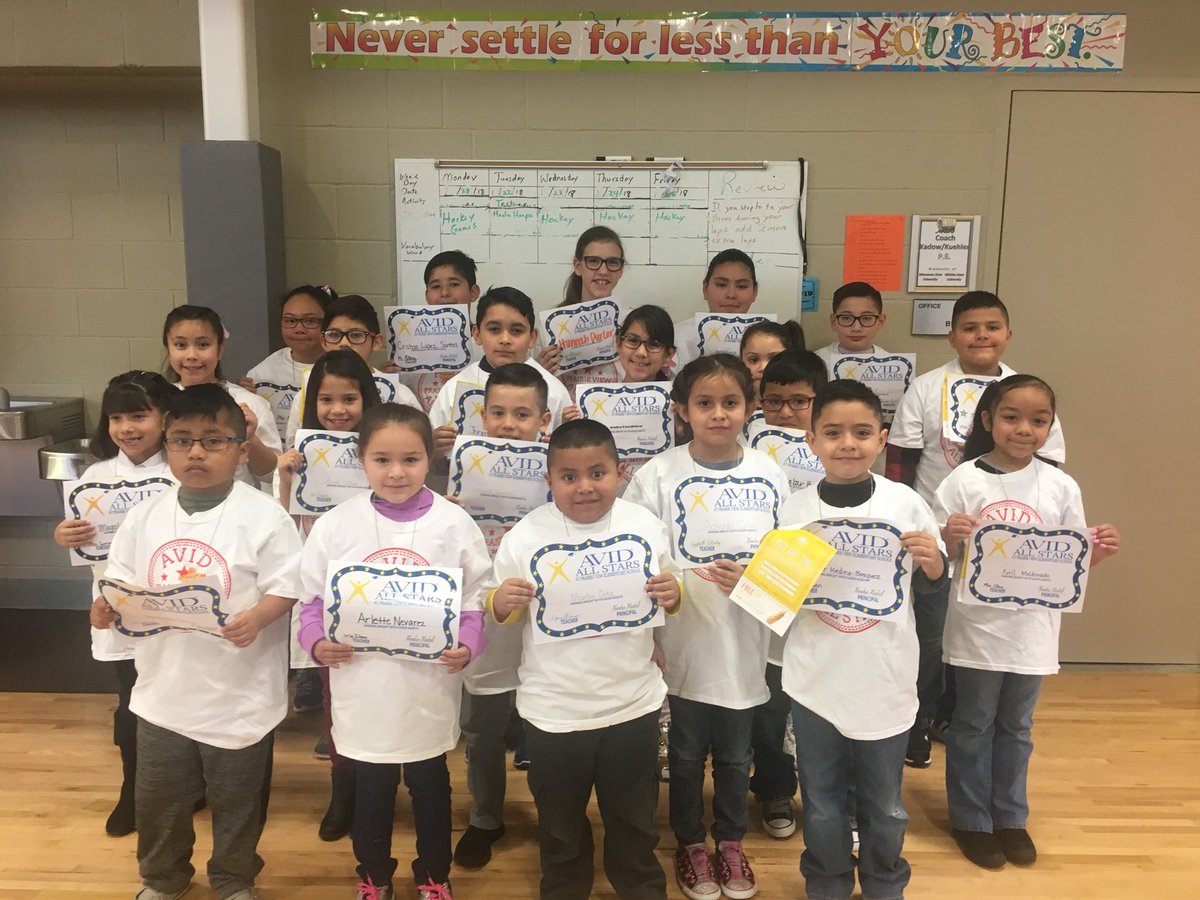 PVEPioneers's tweet photo. Congratulations to our PVE AVID All-Stars for January!  We also recognized classes with Perfect Attendance and our Teacher of the Month, Mrs. Hampton! Way to go Pioneers. Thank you @sonic3301 for supporting our All-Stars. #Celebrate https://t.co/rGfsT895yL