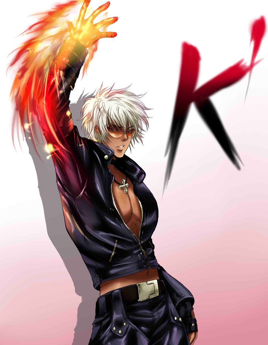 鮎咲 零 Kofのk のイラストを描きました Kof13公式絵を参考に