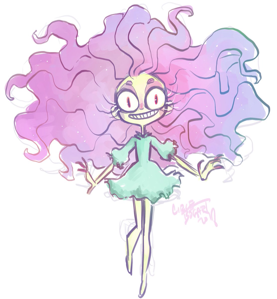 Circe Doodle Trade For Skittlebuggy A Very Cute Ghost Girl