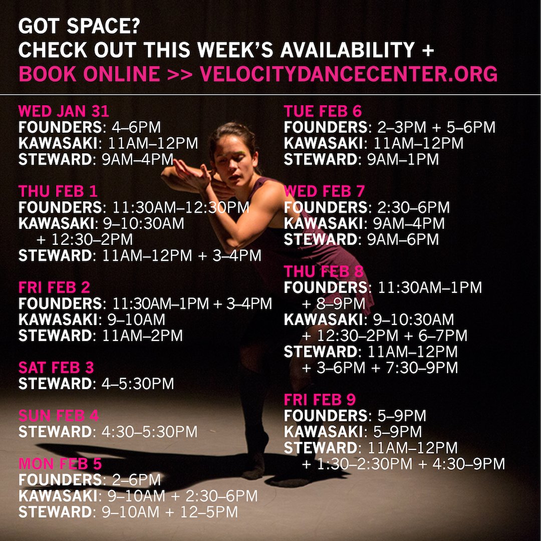VDCseattle's tweet photo. Here is our upcoming available studio space! Book online >> https://t.co/uefESnEeJJ #seattledance #dancelife #contemporarydance #mydancespace #yourdancespace #spaceforbigideas #spacerental #rehearsalspace https://t.co/tktsNPVgSq