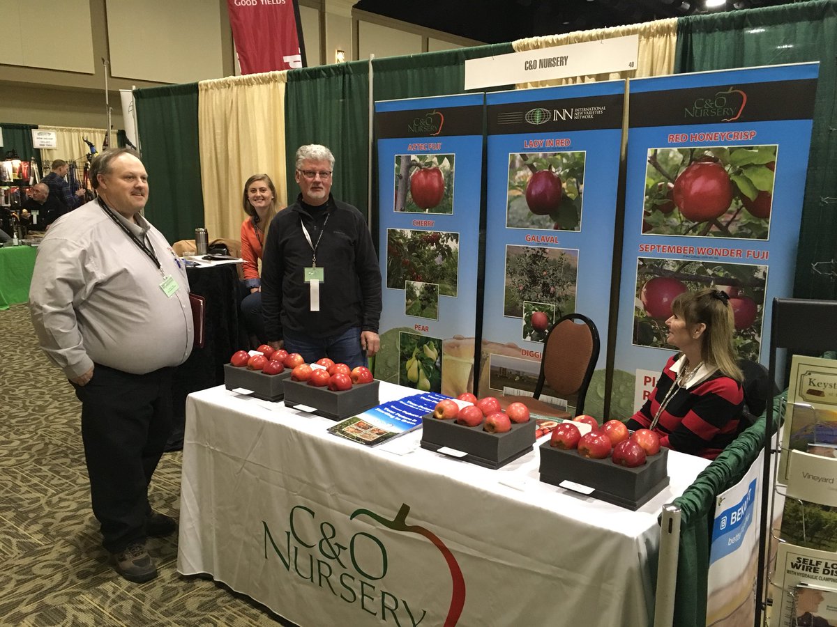 Gary, Courtney, Jan &amp; Greg at the C &amp; O booth for the Mid-Atlantic Fruit &amp; Vegetable convention Hershey, PA.