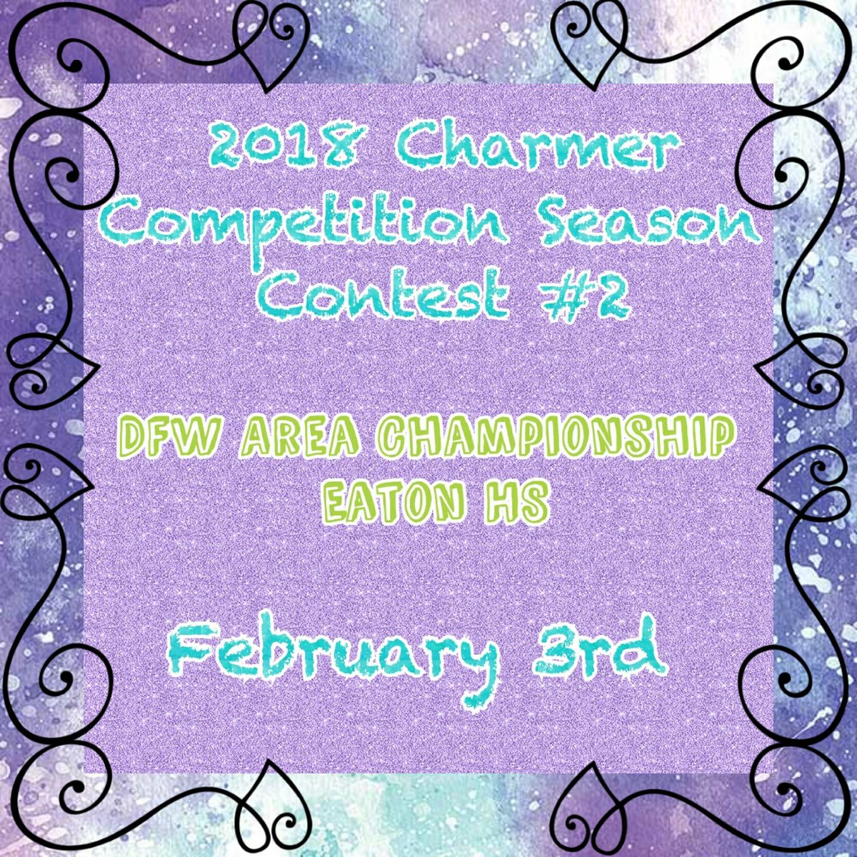 whscharmers's tweet photo. We will be attending the DFW Championship Saturday at Eaton HS. If you're free, come see us perform!!!#charmercontestseason2018 #charmers1718 #showtimeint #STI2017 https://t.co/NMmUsurRBQ