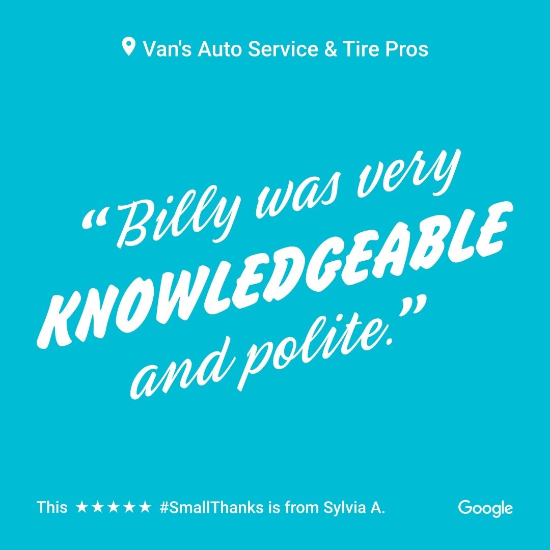 vans auto service tire pros