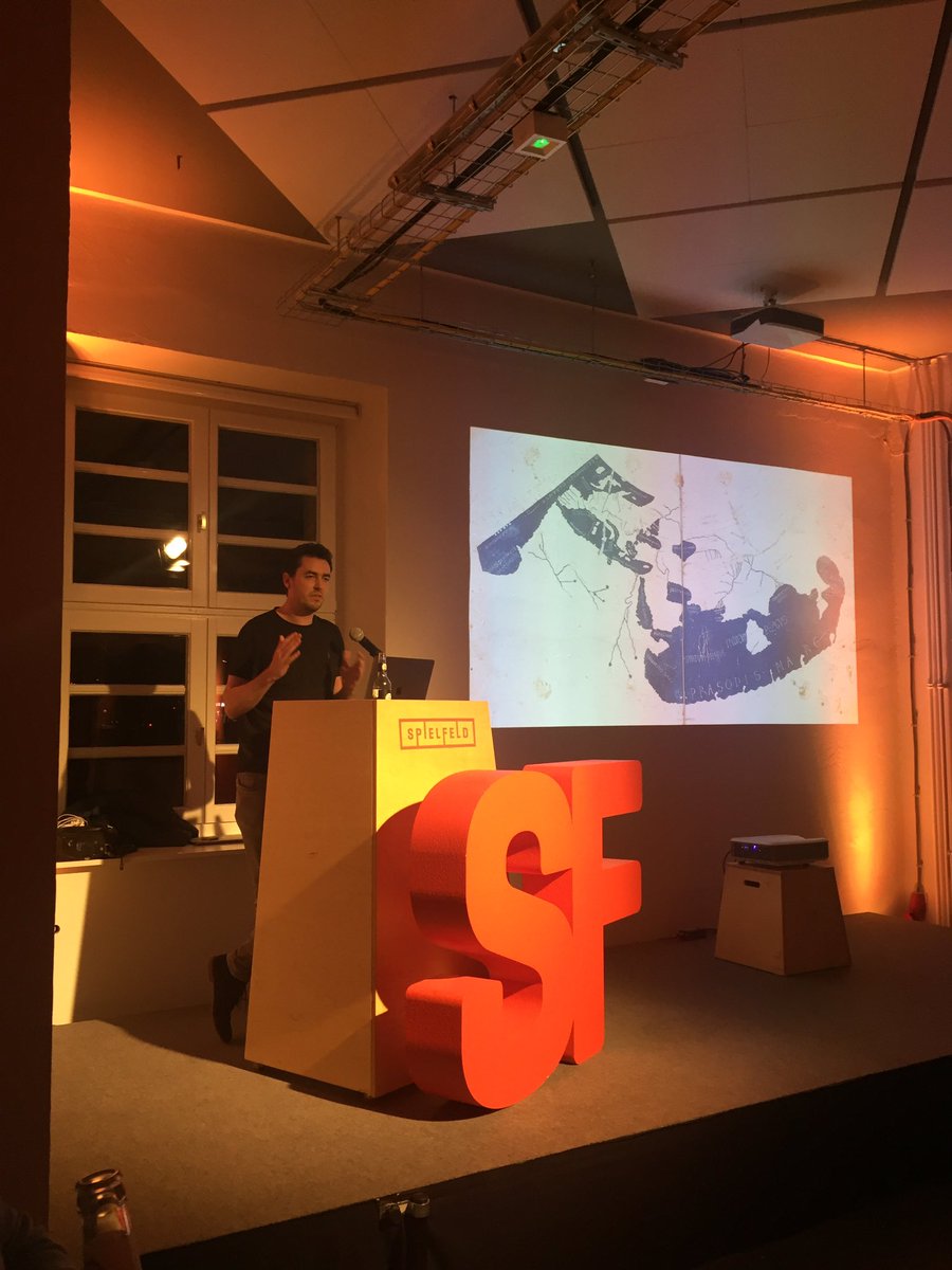BTechMeetup's tweet photo. Greetings from Berlin Tech Meetup! Right now @Scape is demoing their localisation engine for city-scale augmented reality. ✌🏼 https://t.co/J0Xbpnt7Ad