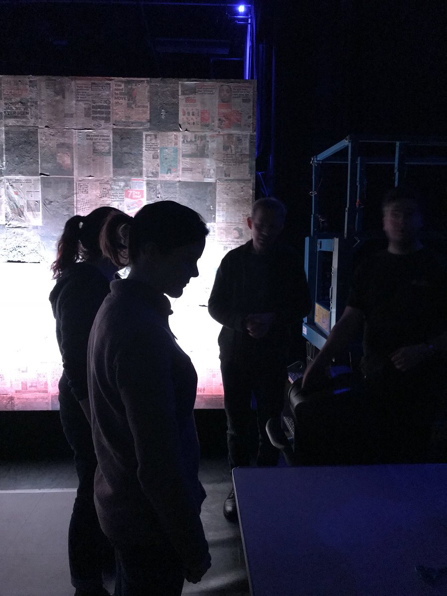EllieZeegen's tweet photo. Bathing in the beauty of light at @ByreTheatre #TheMatchBox with @JanetCoulson #feelslikehome @waynedowdeswell @tdfdesigners #KenHarrison https://t.co/odfOTgugkL