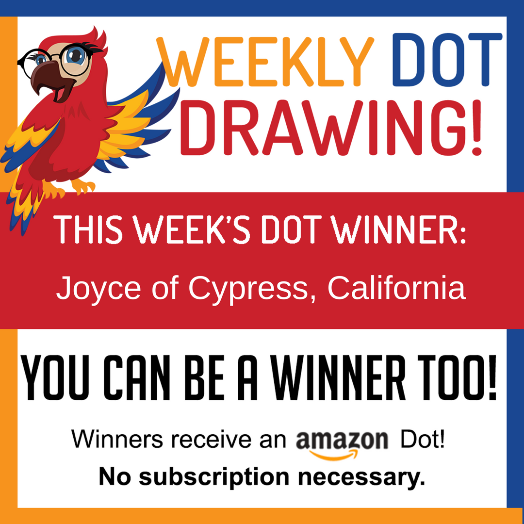 myMAXNick's tweet photo. It's time for this weeks #winner! Please congratulate Joyce of Cypress, California for being this weeks Amazon Dot contest winner! As always, if you didn't win or have the chance to enter, you can do so every week at https://t.co/AANzL7QsJr! #myMAXListens https://t.co/yJ7ZUrPFW3
