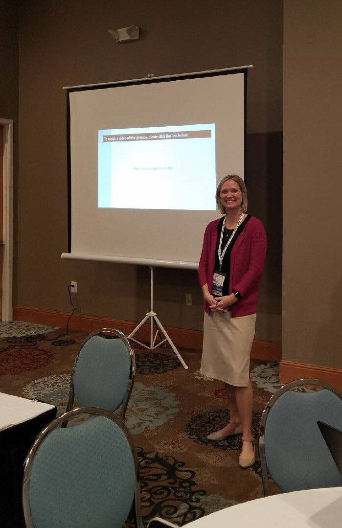 SeminoleVirtual's tweet photo. Our own Mrs. Clayton teaching techniques for stronger communication. #SCVS #FLDVIPN18 #FLDVIPN https://t.co/72dDMr1Crr