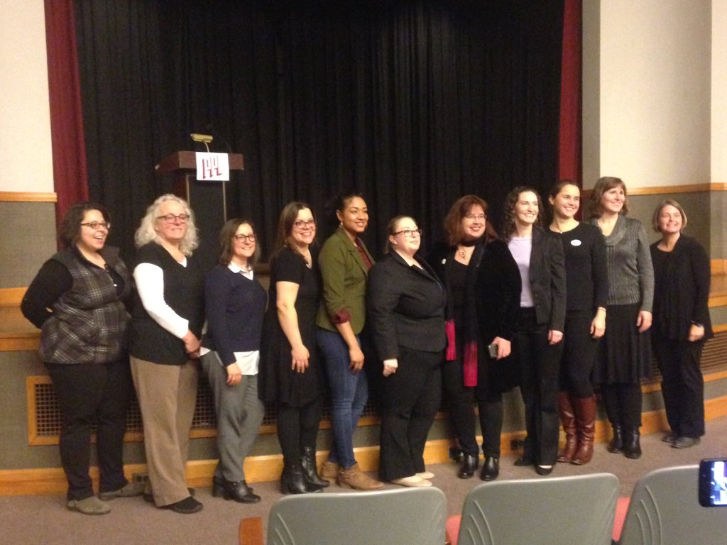 I wish good luck to these wonderful women who commit to work in helping women get a seat at the table. Even though there is no representation of the black community, I do hope we will change that at the next nomination committee.