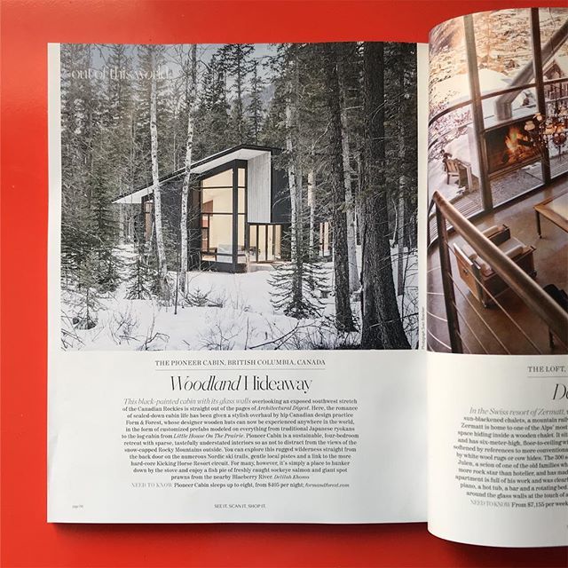 FormAndForest's tweet photo. Just flipping through the winter escape issue of @portermagazine. 
Thanks to @thatdarcyjonesarchitecture and @milosbegovic for working with us to deliver such a great space and @svenboecker for capturing it so well.

#goldenrules #tourismgolden #goldenbc #cabinporn #modernca… https://t.co/7nqVE7EoBK