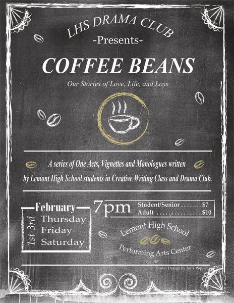 Tickets for sale during all lunches or at the door!