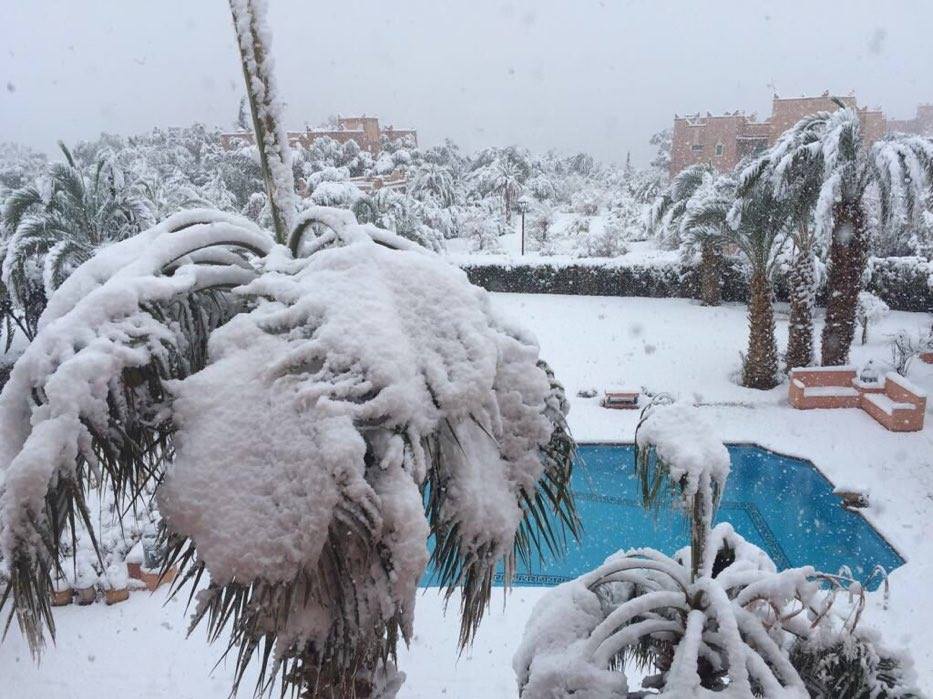 severeweatherEU's tweet image. *World Weather* Another view from Ouarzazate, Morocco yesterday, Jan 29. Photo: Sylvia Belhassan
