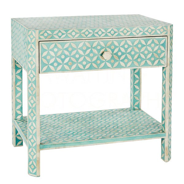 Lovecup's tweet photo. Beautiful and Imperfectly Perfect: each hand inlaid bone bedside table creates a unique look and feel, making each one distinguished. Bone, being a natural product, is imperfect in texture and smoothness. Once laid, it is smoothed by hand, View Here: https://t.co/tATYKL2GZW https://t.co/U7DGtq6RDE