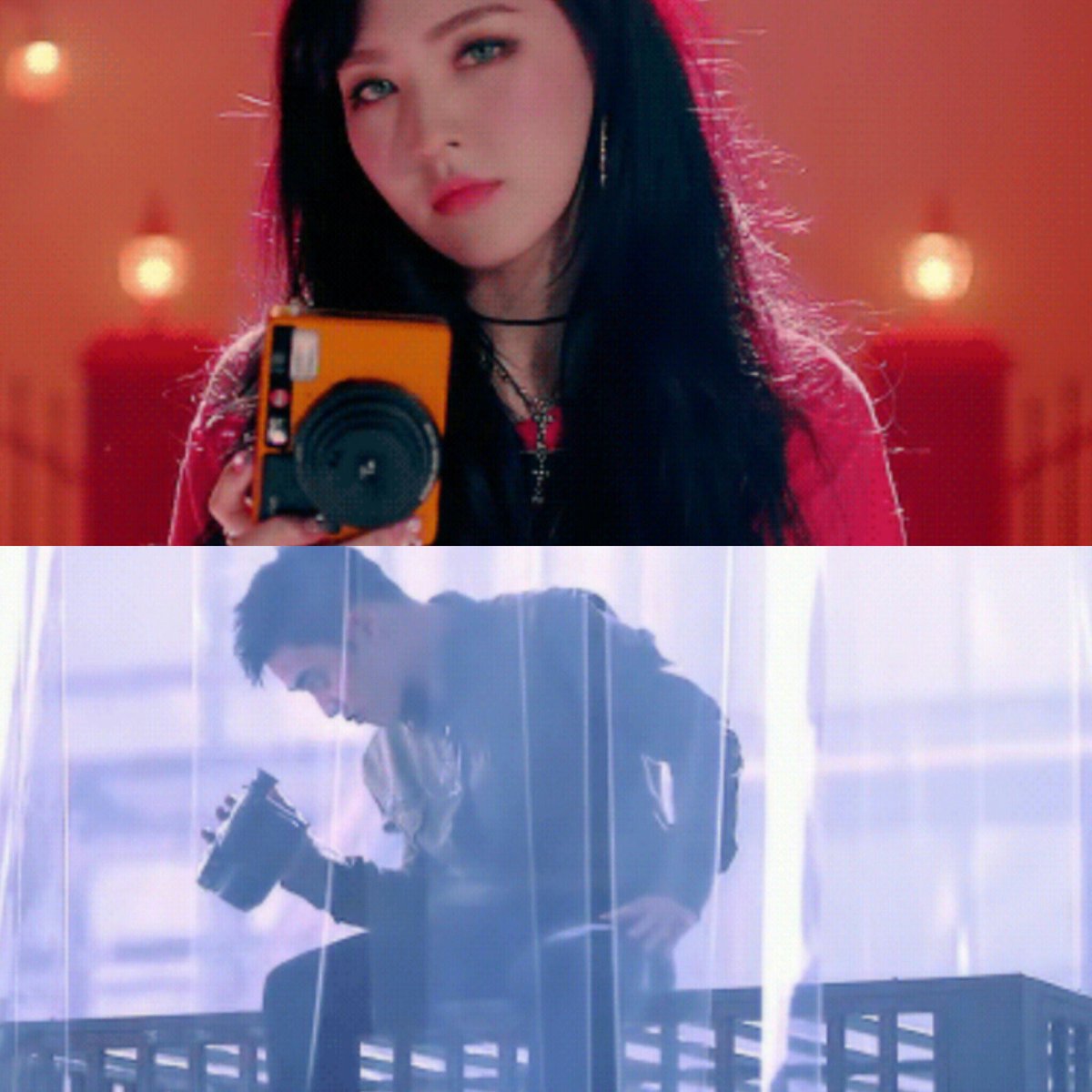 ที่เขาเอา MV เพลง Bad Boy ของ รวว. เทียบกับเพลง Lotto ของ EXO ว่าคล้ายกัน (แต่คนละแนว) คนเลยสงสัยว่า หรือจริงๆ Red Velvet = Red Force ใน Tree of life ของ อซ. เพราะ รวว. เหมือนตามล่าอะไรตลอด ส่วน อซ. ก็เหมือนโดนใครตาม/หนี Red force ตลอด โห SM ถ้าจริงนะ ยอมใจในความล้ำเลย