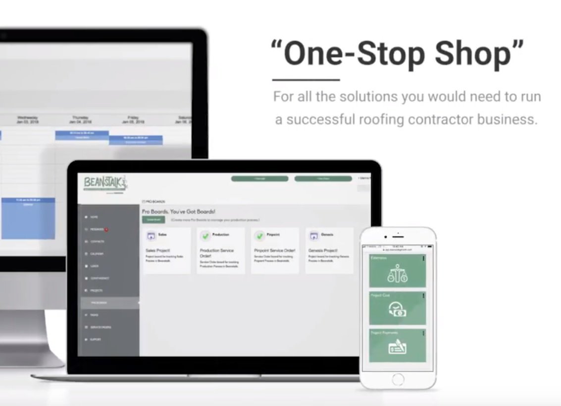 BeanstalkGrowth's tweet image. Introducing the #BeanstalkCRM &amp;gt; @BeanstalkCRM

A revolutionary CRM system. It is a centralized location for driving, managing and measuring all leads, projects and employee performance in the Roofing and Restoration industries.

youtube.com/watch?v=cNkvst…