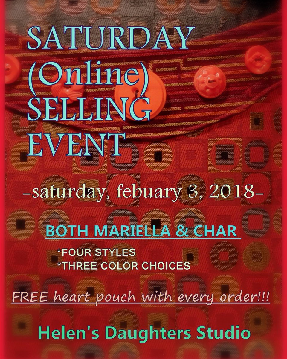 helensdaughters's tweet photo. Happening this Saturday. https://t.co/nUBD6MtHwJ