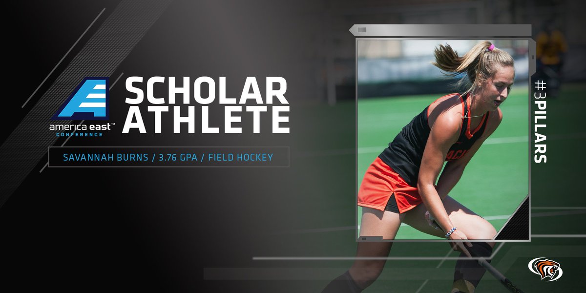 Savannah Burns of @PacificTigersFH is the #AEFH Fall Scholar-Athlete with a GPA of 3.76 majoring in Speech, Language, and Pathology. #3Pillars