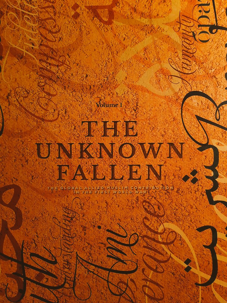 Hafsah_A_Bashir's tweet photo. 'Most effective way 2destroy people is 2deny &amp; obliterate their own understanding of their history.' I've received my copy of the most beautiful book 2grace my shelf,its rich content seeking 2pay homepage 2 the forgotten #MuslimContribution in #WW1 &amp; my poem's in it! @FHF1419 https://t.co/D8OQBEx9oo