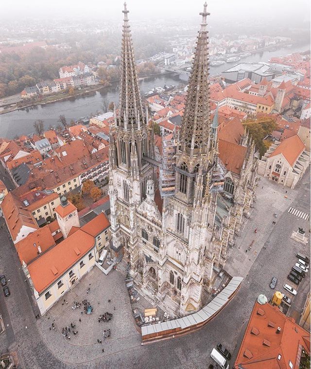 VikingCruises's tweet photo. Orange rooftops, piercing spires and the misty Danube add to Regensburg’s spellbinding allure. Thanks for sharing your view, @gettingstamped! #MyVikingStory https://t.co/0n4Ot0ClZ2 https://t.co/ZJ9eYEbXdt