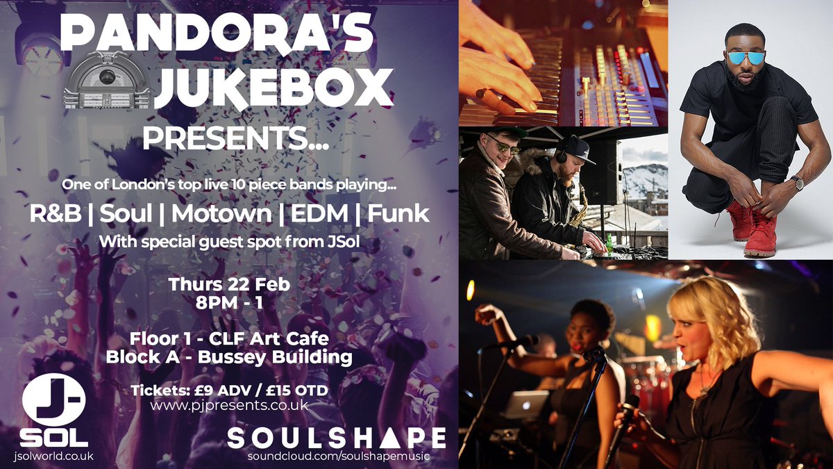 thejukeboxband's tweet photo. Very excited to announce our brand new monthly show in London - Live 10 piece band with special guests - tell all your friends! https://t.co/PIs5UrnZfM