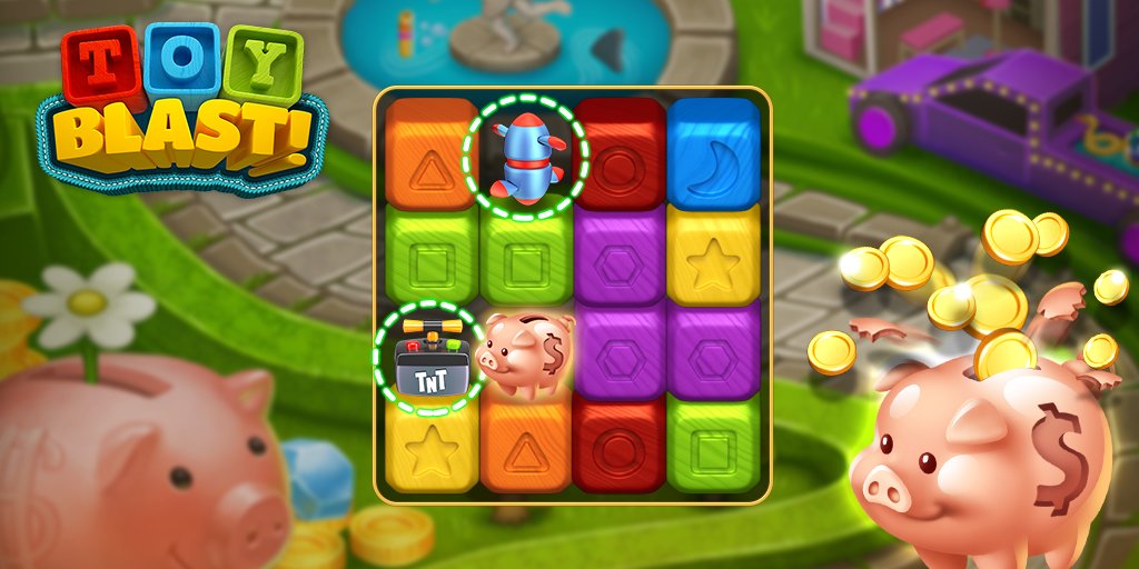 Clear the Piggy Bank using rotor or TNT! Play Now! >> peakgam.es/2mp2c8s