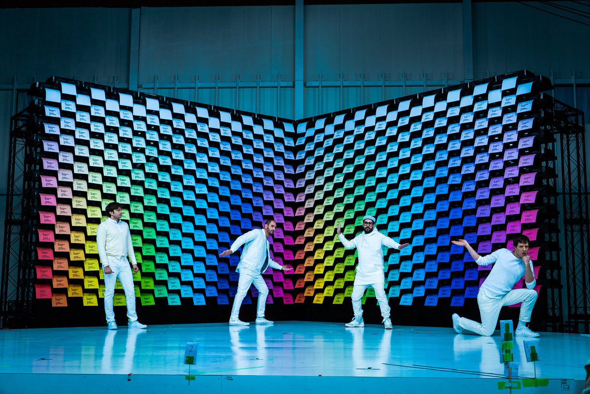 okgo's tweet photo. Last Chance!  Come join us at an upcoming show this year, VIP style.  Enter to win the OK Go / @double_A_US VIP concert experience here: https://t.co/Srfq5sRWWO https://t.co/SqNpJh3gyE