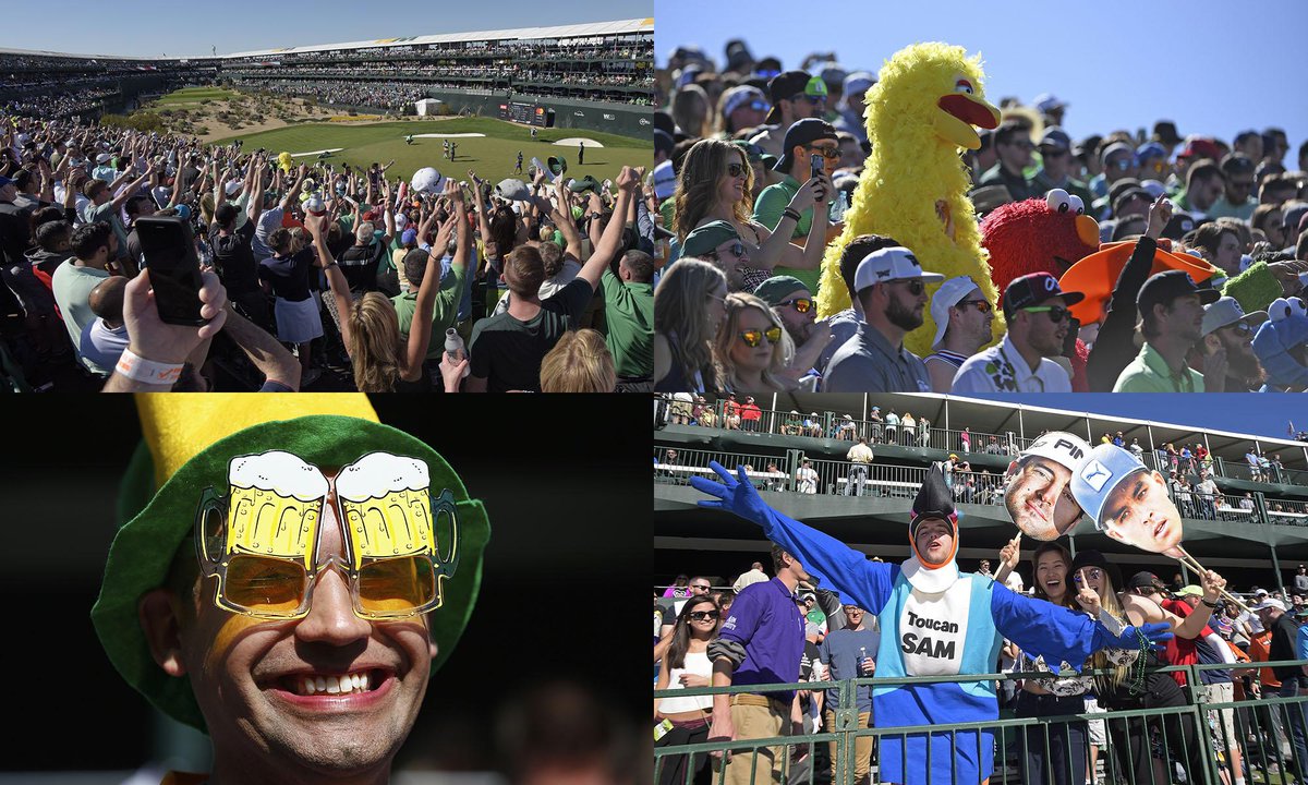 PGATour's tweet photo. No shortage of fun to be had this week. 🏟 https://t.co/uZFKt5AiUy